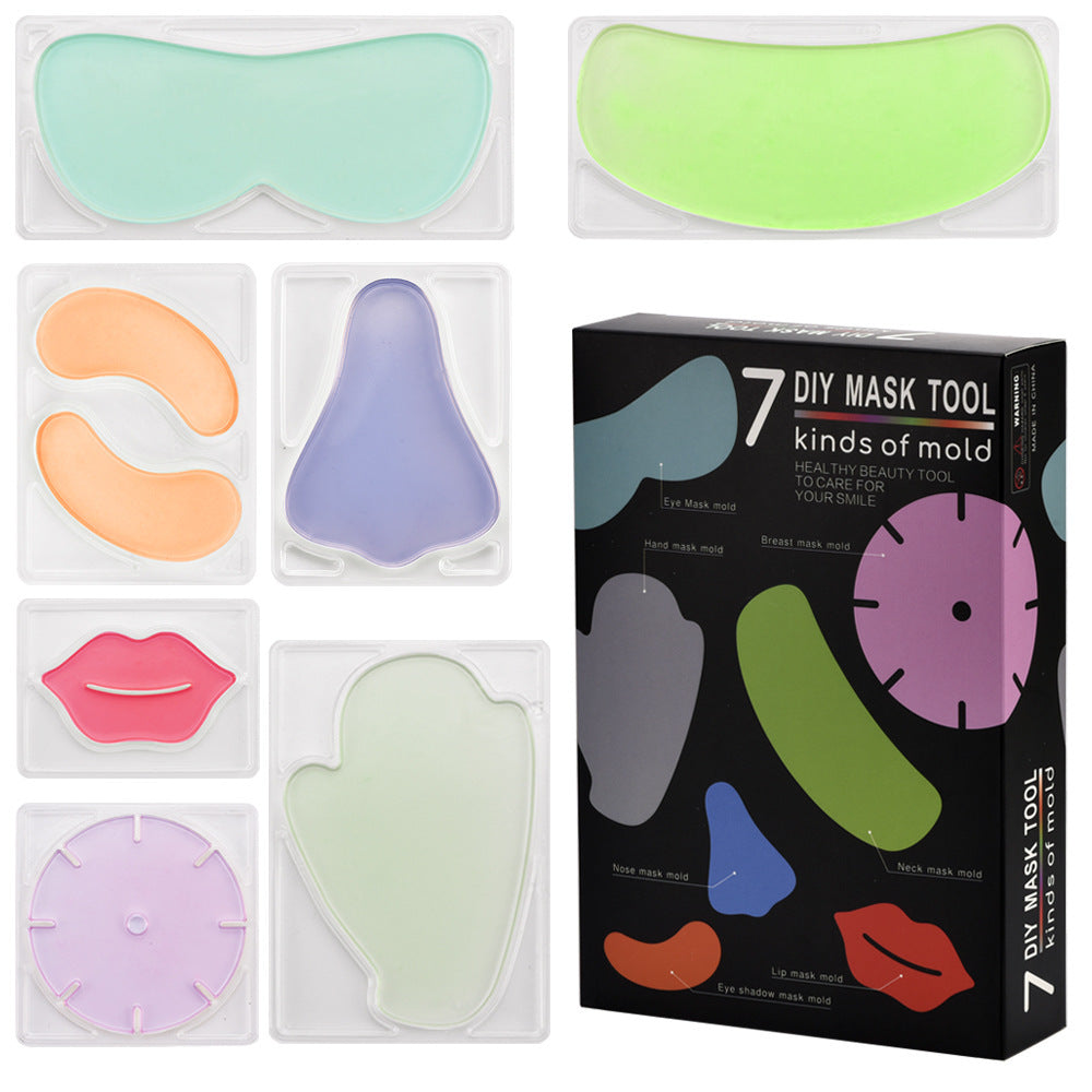 Facial Mask Set Hand Touch Lip Mask Eye Bag Mask Eye Mask Mask Nasal Mask Makeup Worker